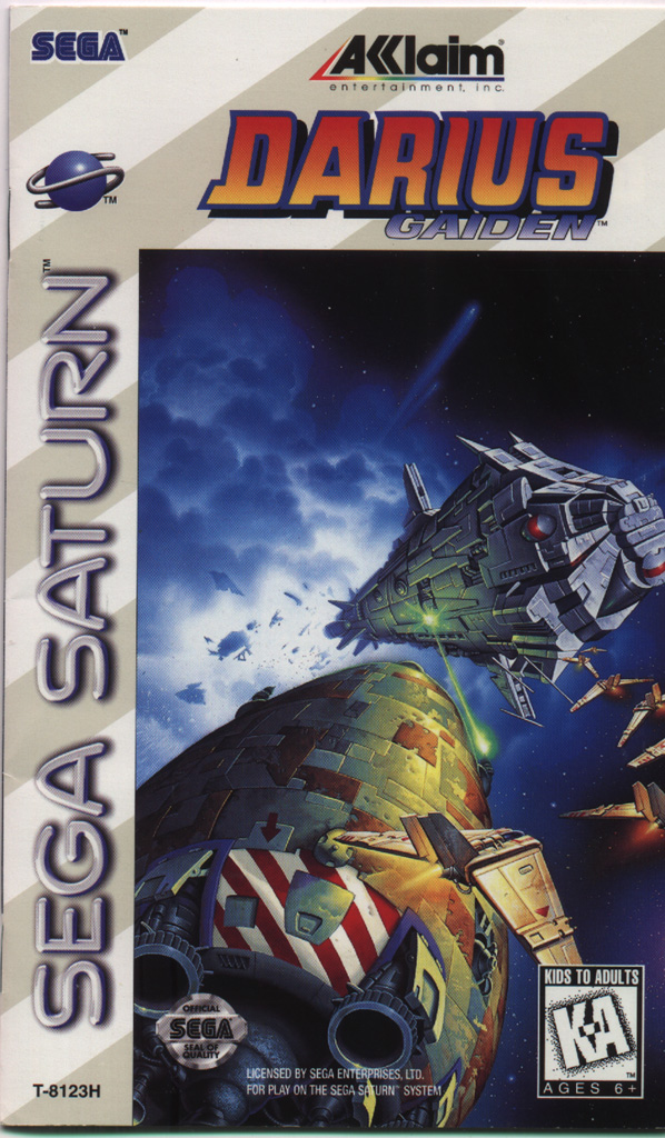 Sega Saturn D Darius Gaiden U Game Covers Box Scans Box Art CD Labels